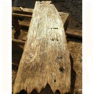 EAF老榆木实风木桌面板板复古吧台飘窗板化实木大做旧木书桌原板