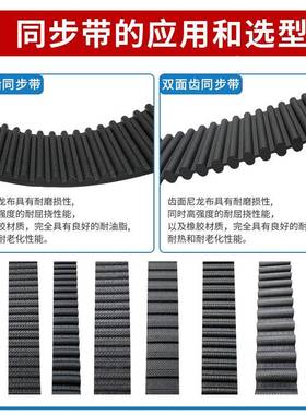 捷豹同步带HTD2450-1M2506-14M2520-14M8660-14M传AYS4动带JIEBAO