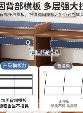 桌收纳置物架学生上书桌小型简物HJV易多层书书柜储桌面架置物架