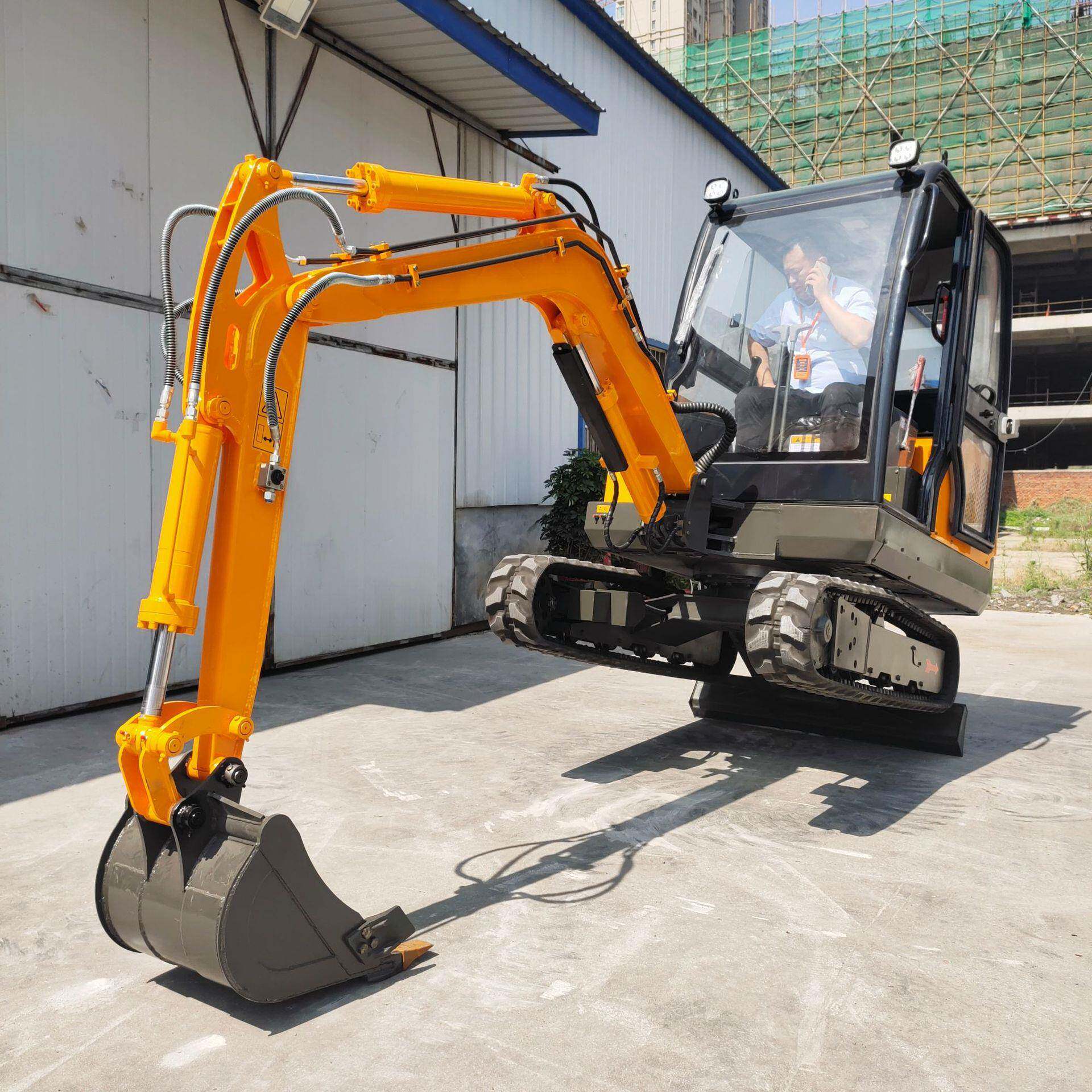 小TLB型挖掘机家挖农1用微型一吨果园工土程多功能0用小挖机微挖