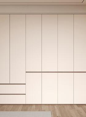 4IEN分NBMF实大木衣柜家用卧室20橱25小户型奶油段式衣多层实柜