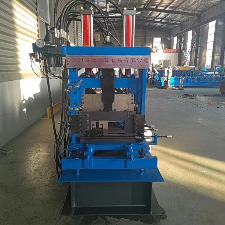 沧州海驰机械 c型钢檩条机设备 可调节z型钢压瓦机 电脑换型