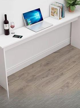 窄长桌子桌靠墙简易条桌桌卧室超窄子电RAT脑桌长长方形家用床尾