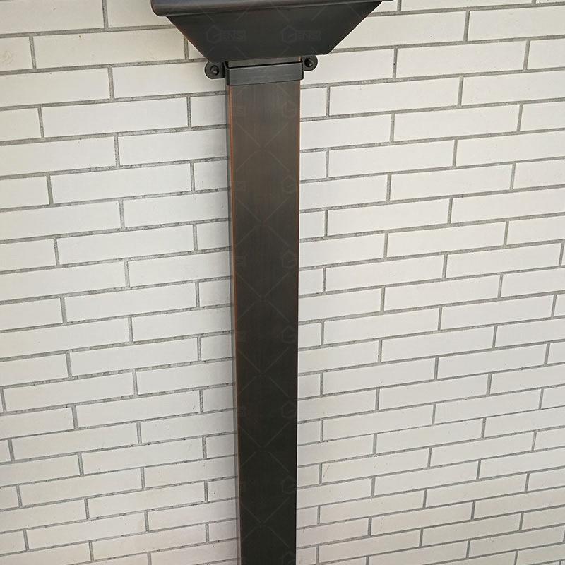 别墅古建QPS复铜古色方形排水管水铜檐沟方集雨水管排形水系统厂