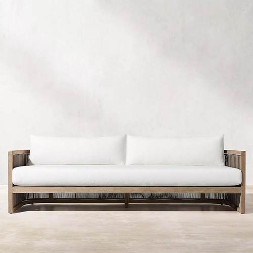 户发外实木沙防水EOZ防晒设别墅计师庭院花园售部室外柚木沙发组