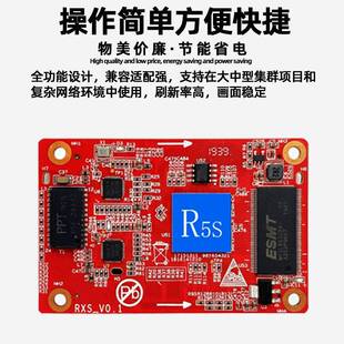 灰度科技HD-R5S小间距全彩LED显示屏接收卡电子广告视频控制主板