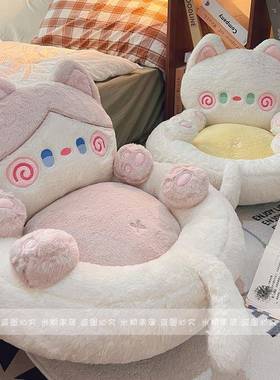 猫榻咪垫地上懒人榻小xx100391沙发米蒲团卧室飘窗靠背一体地板垫