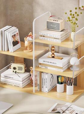 VYS面书架置物架办公室收纳盒学家桌用易简书生柜书桌上小型多层