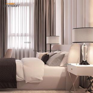 实酒店民宿寓床轻BED 2001奢公软包头木铆钉别墅床床头软包床