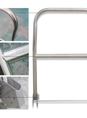 推02不14883锈钢平板车手推车折叠扶手搬运车把手小车34活动把手0