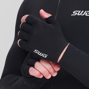 SWG铭胜骑行防滑半指手套男女通用公路车自行车减震透气运动装 备