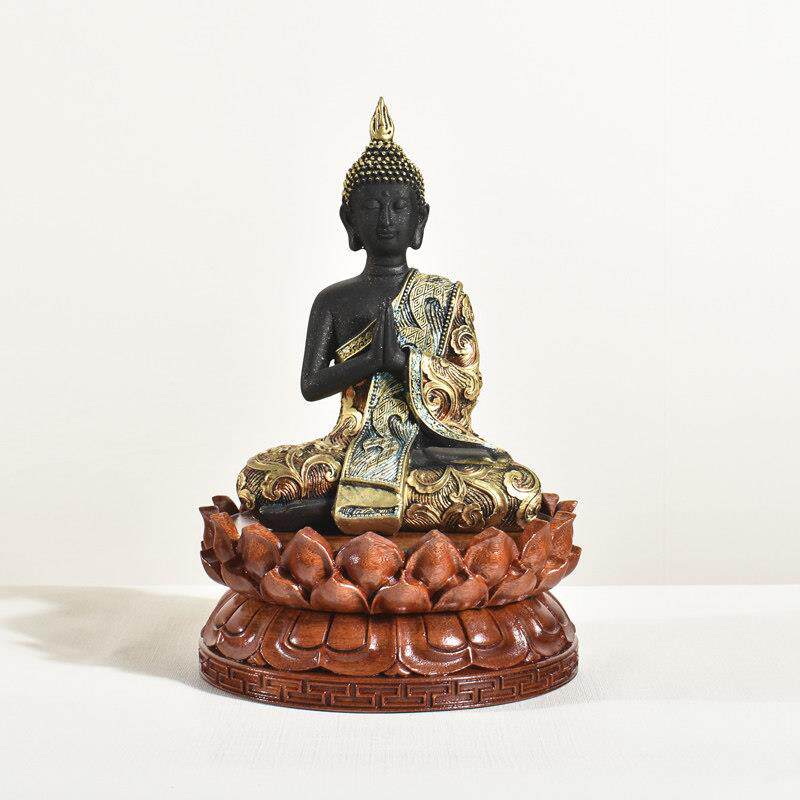 红木全雕莲花座佛像菩萨琉璃灯观音如来弥勒佛宝座实木弥勒座