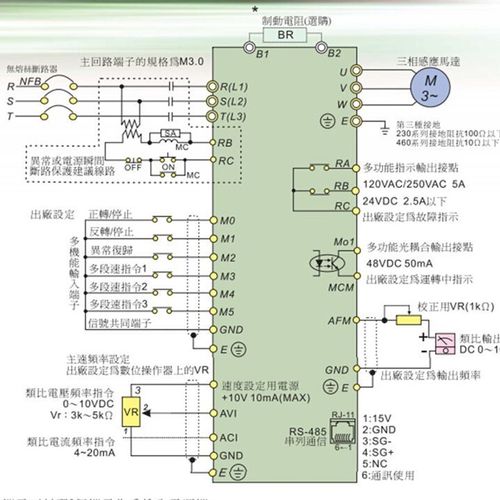 通用变频器VFD004M21A VFD007M21A VFD015M21A全新0.4 0.75 1.5KW