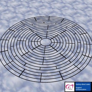 婚礼水晶天花板拱门婚礼婚礼圆形道具圆形水晶铁架子广场3568米圆