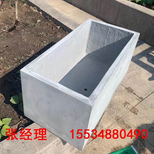 定制庭院客厅大堂北欧风格欧式创意水泥花箱落地道路窗台水泥花盆