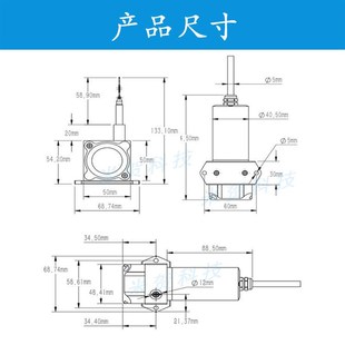 200 1000德国进口元 250 750 计价电 500 WEP50拉绳位移传感器100