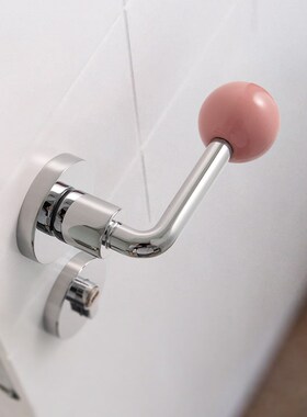 法式复古球形门把手银白色磁吸静音极简蓝色家用室内卧室房门锁