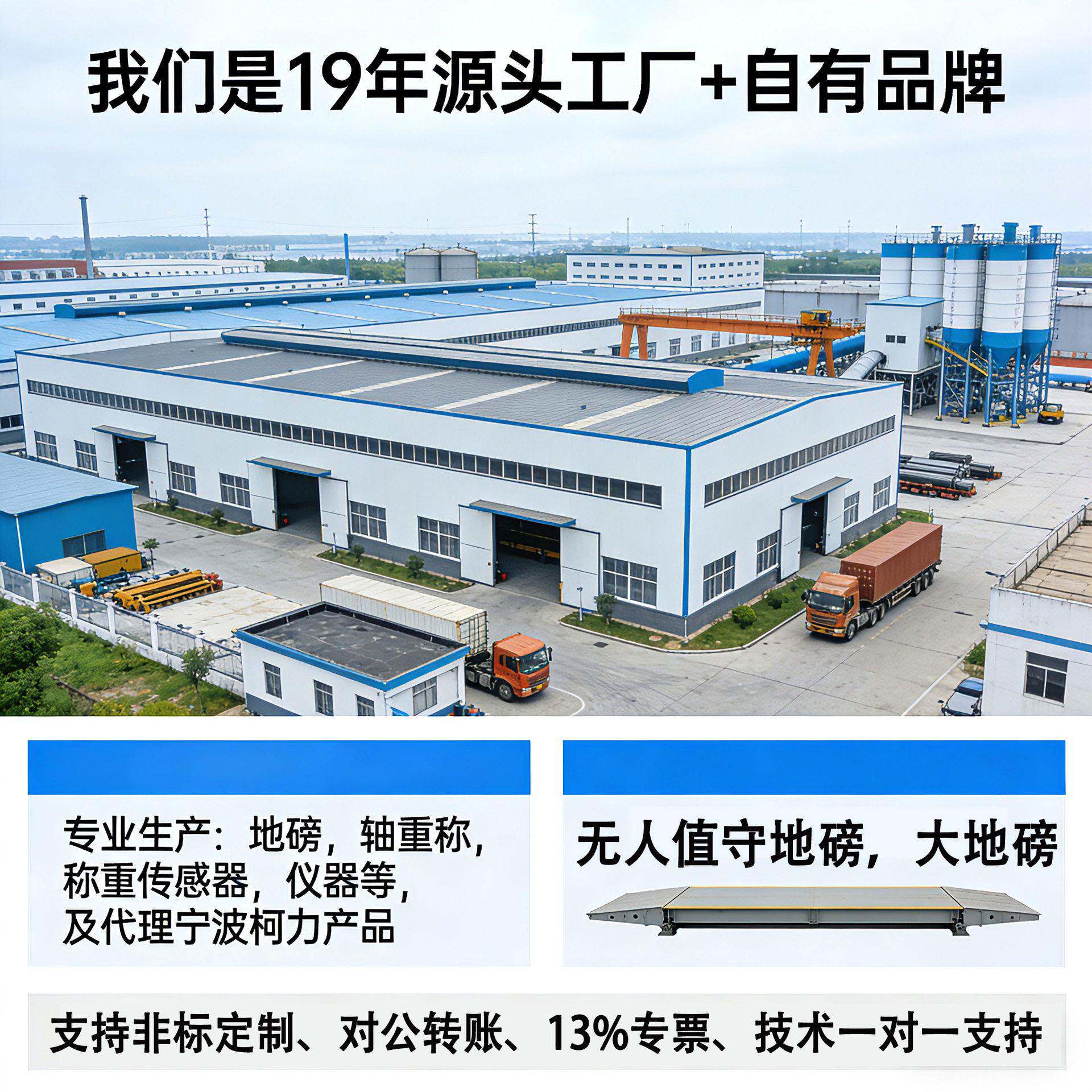 地秤称猪秤羊秤防抖动1电子地磅磅称工HZJ-21业-10T平台称工厂牛