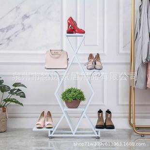 欧式 铁创意艺花多层客厅LIJ落地移动架架子室外绿萝吊兰阳台内花