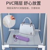 简易衣衣柜家用室钢架加FEU粗橱厚收纳布衣柜出租房屋卧组装 布艺