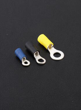 冷压接线护端47子绝缘套圆头形端子国标RV紫铜压端铜线鼻接冷线