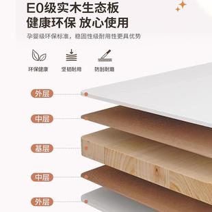 奶油风实木斗柜物法式 餐边墙柜一靠落地收纳小户BWX型茶水柜储体