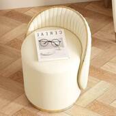 化妆椅子女生卧室简约现代梳妆台凳子美甲靠背网红轻奢凳家用