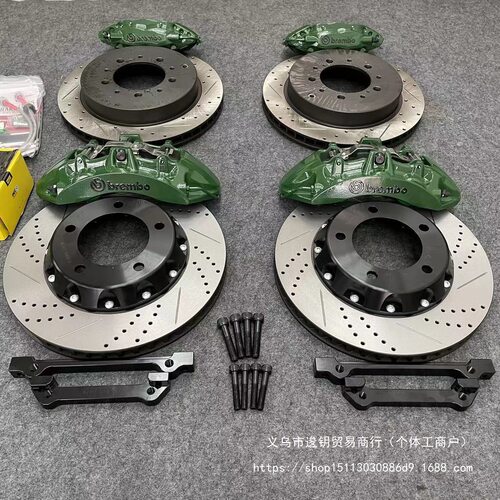 布雷博改装刹车卡钳四六活塞Ap5200 9040GT6 18Z F50 8N卡钳前六