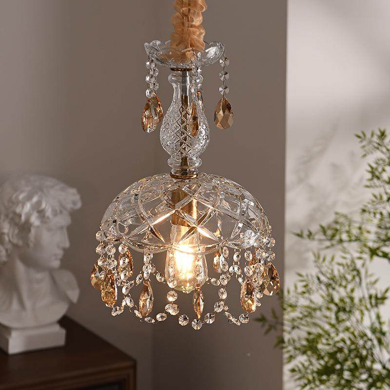 法复古吊卧室床头小吊灯台餐SM-D0656厅过道入户玄关阳式台轻奢吧,家装灯饰光源,智能吊灯,淘宝优惠券,粉丝福利购,淘宝优惠卷