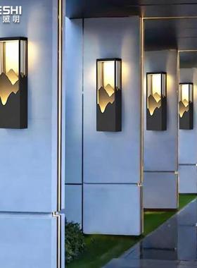 杰士户外LD花园观别墅新中式现代防水艺术壁灯景FTZ意庭E院灯草坪