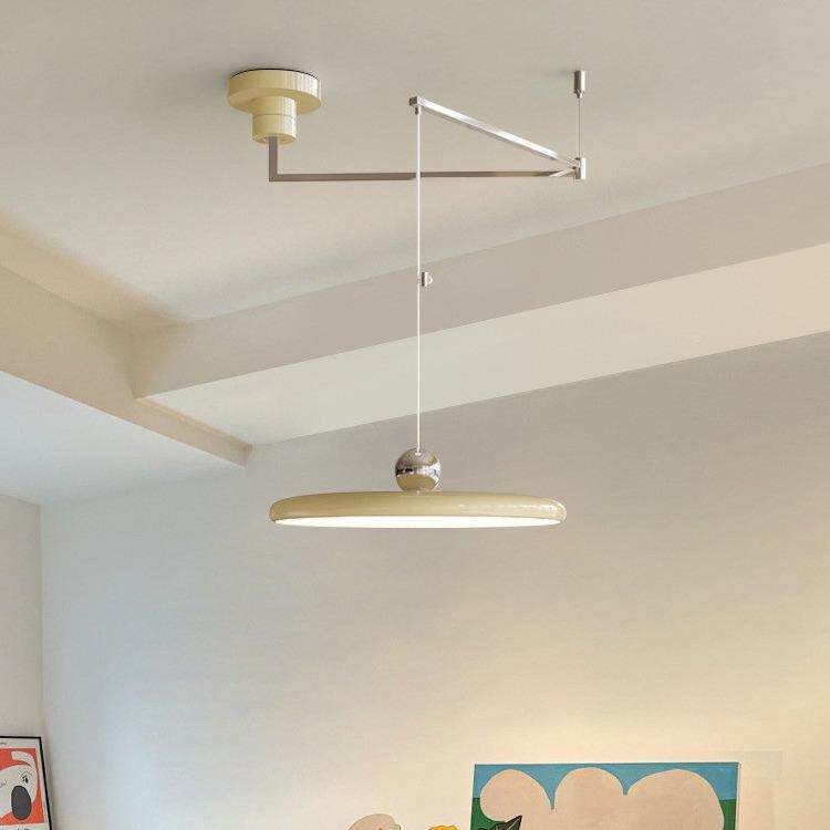 奶e臂油DD6010风摇厅餐厅吊灯全光谱ld复古飞碟餐桌创意可移动吧