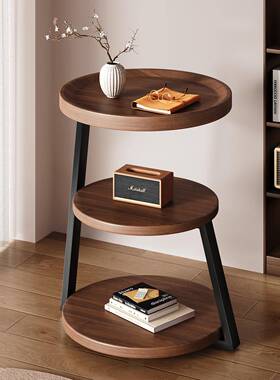 沙发0边几茶几客厅用小户几型225OYQ新款圆形边桌家置物架角床头