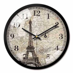 酒店宾馆旅古社大堂前台地名时区式复挂钟代静音现简无品牌/约欧