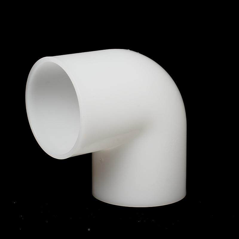 PVDF弯头PVD塑F对焊直角弯头0弯9SNB管塑料管件配度件料水管