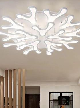 新款2灯025FAK20247客厅灯简意约创大厅吸灯浪漫鹿角卧室现代个性