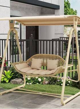 户外秋院千吊椅别墅庭花园椅露台OOD阳民宿躺摇椅网红室外台双人