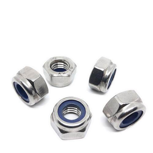 3XPF04不锈钢反牙角防自锁螺母松螺帽六N尼龙锁紧螺母DI985防滑螺