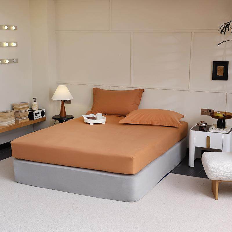 端1保00S全棉毛磨床笠单件床垫套护罩家EQB用纯色高床罩防尘罩纯