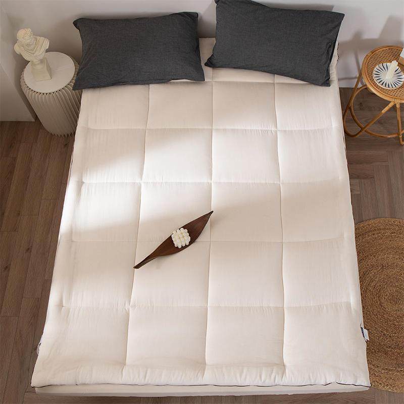 类全棉棉花软床垫15店m铺被VUC加厚纯.棉床褥1.8m酒民宿垫被宿A舍