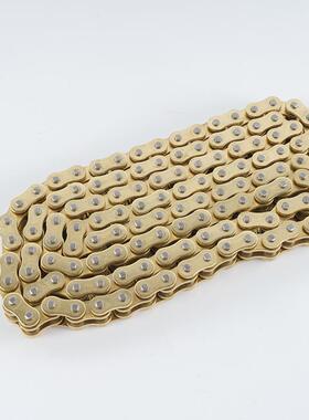 摩托车油封链条428520525530金色机车静音链条耐磨