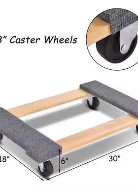 木质搬运19872车实木材质载多工规格高重移动搬运具车