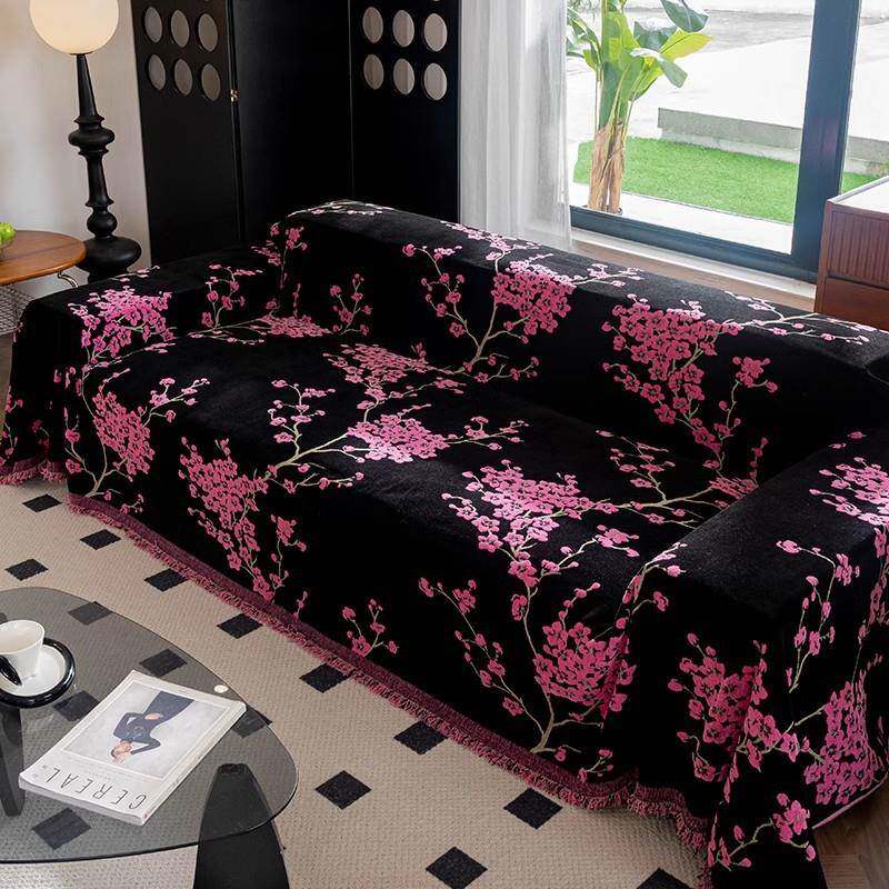 新中式高级感沙发盖布2025新款四季通用套罩垫子一整张防尘盖布巾