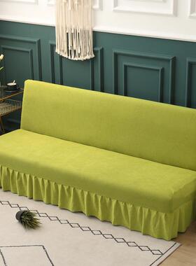 厂家发折叠沙发床套易罩简无扶手发套通用沙型懒人弹DPY力批沙发