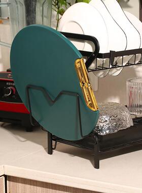 新款厨家房双层餐具金属ZY1135A纳架收用桌面双厨层置物架多功能