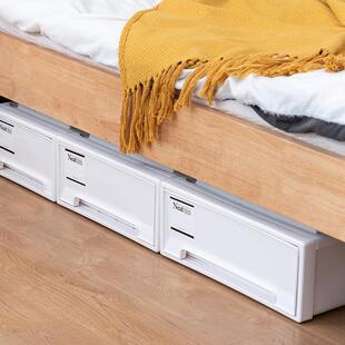 家用塑料加厚抽屉箱柜收纳纳整理尘鞋1890盒衣物杂物收防日式收纳