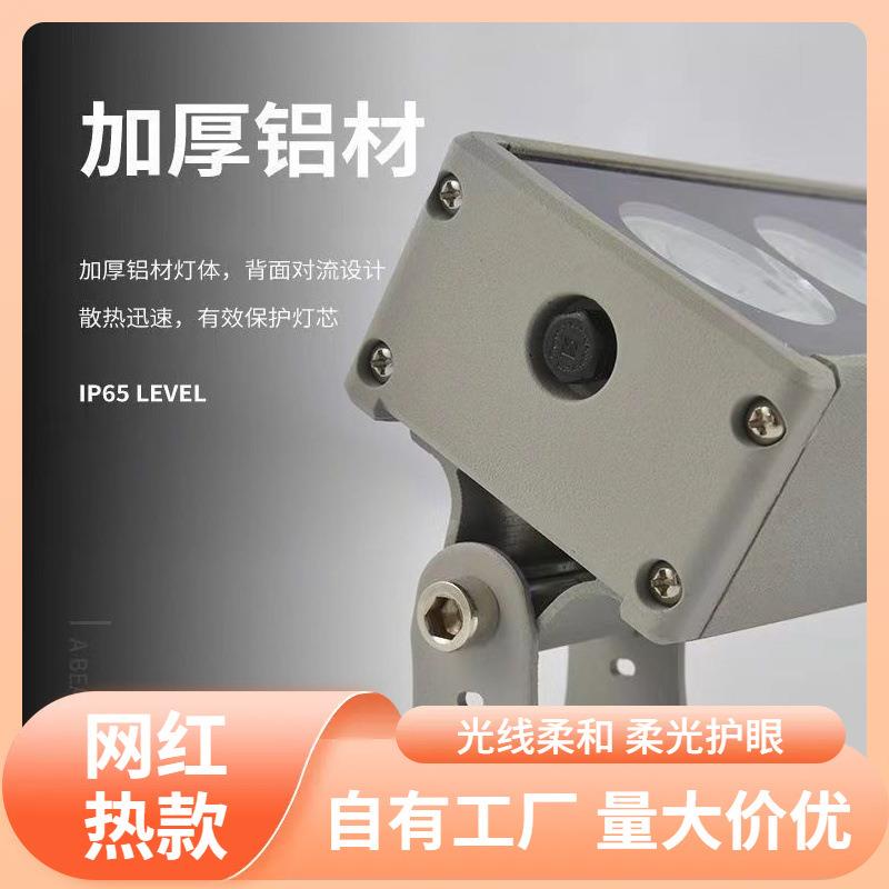 s%led一束光洗墙灯户外防水射灯聚光楼体亮化外墙投光灯桥梁投射