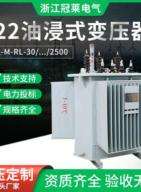 油浸式变压器立体卷铁心三相非晶合金S13/S20/S22-M-RL配电变压器