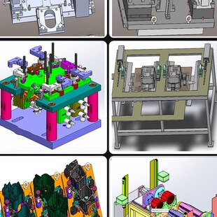 机械工程师:更新1750套检具治具3D图纸2022年7月份