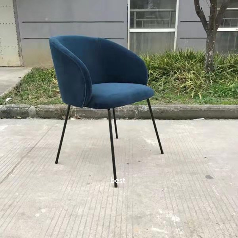 工厂出口新品北欧单人沙发椅接待洽谈椅会客厅靠背成人家用休闲椅