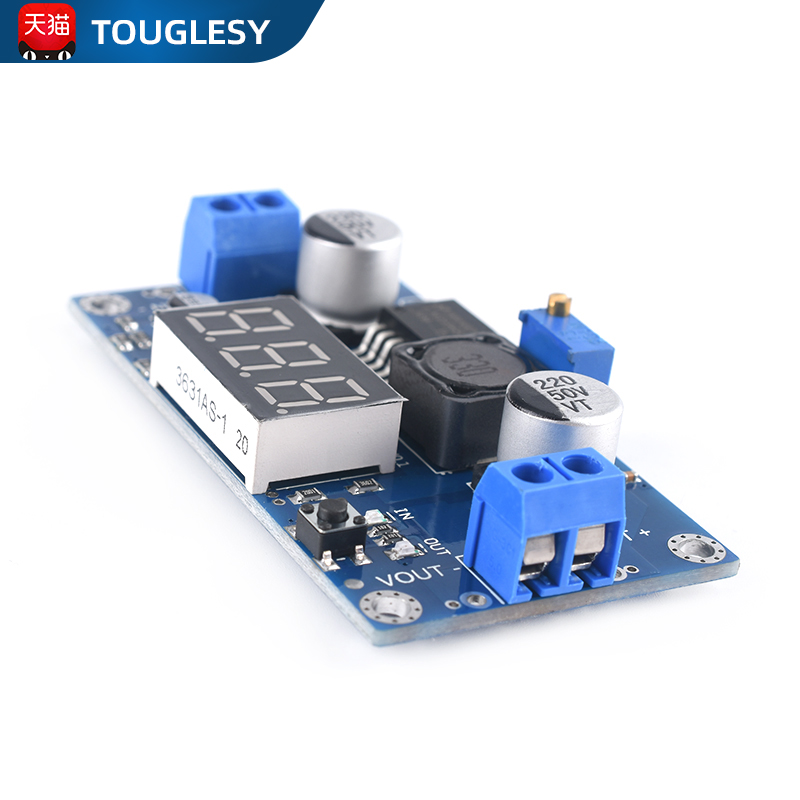LM2596S带数显 直流可调 降压稳压电源模块  带数显3.3V5V12V 3A